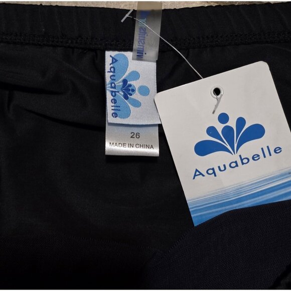 Aquabelle Women's Swim Skirt Plus Size 26 Black Swimsuits For All Skirt Bottom - Picture 5 of 7